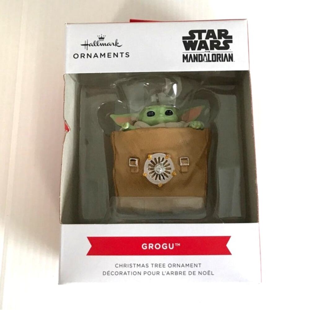 NWT Hallmark Ornament Disney Star Wars Mandalorian Grogu in Bag